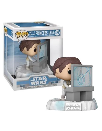 Funko Pop! Deluxe Star Wars Princesa Leia en la Batalla de la Base en Echo 45901
