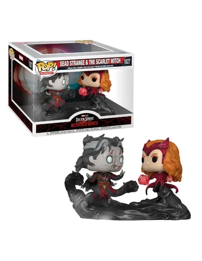Funko Pop! Moments Marvel Doctor Strange Multiverso de la Locura Doctor Strange Necromance vs Bruja Escarlata 60915