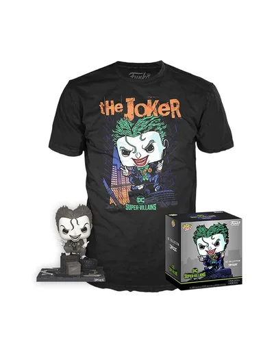 Funko Pop! DC Comics DC Jim Lee Joker + Camiseta Talla L